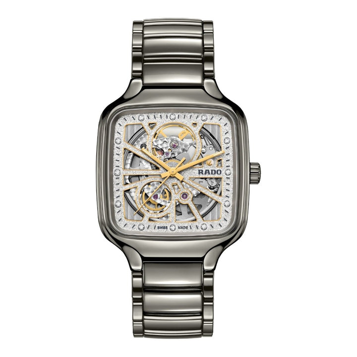 Buy RADO Unisex Watch (True Square Automatic Open Heart Sparkling 38.0 mm) at Kay&