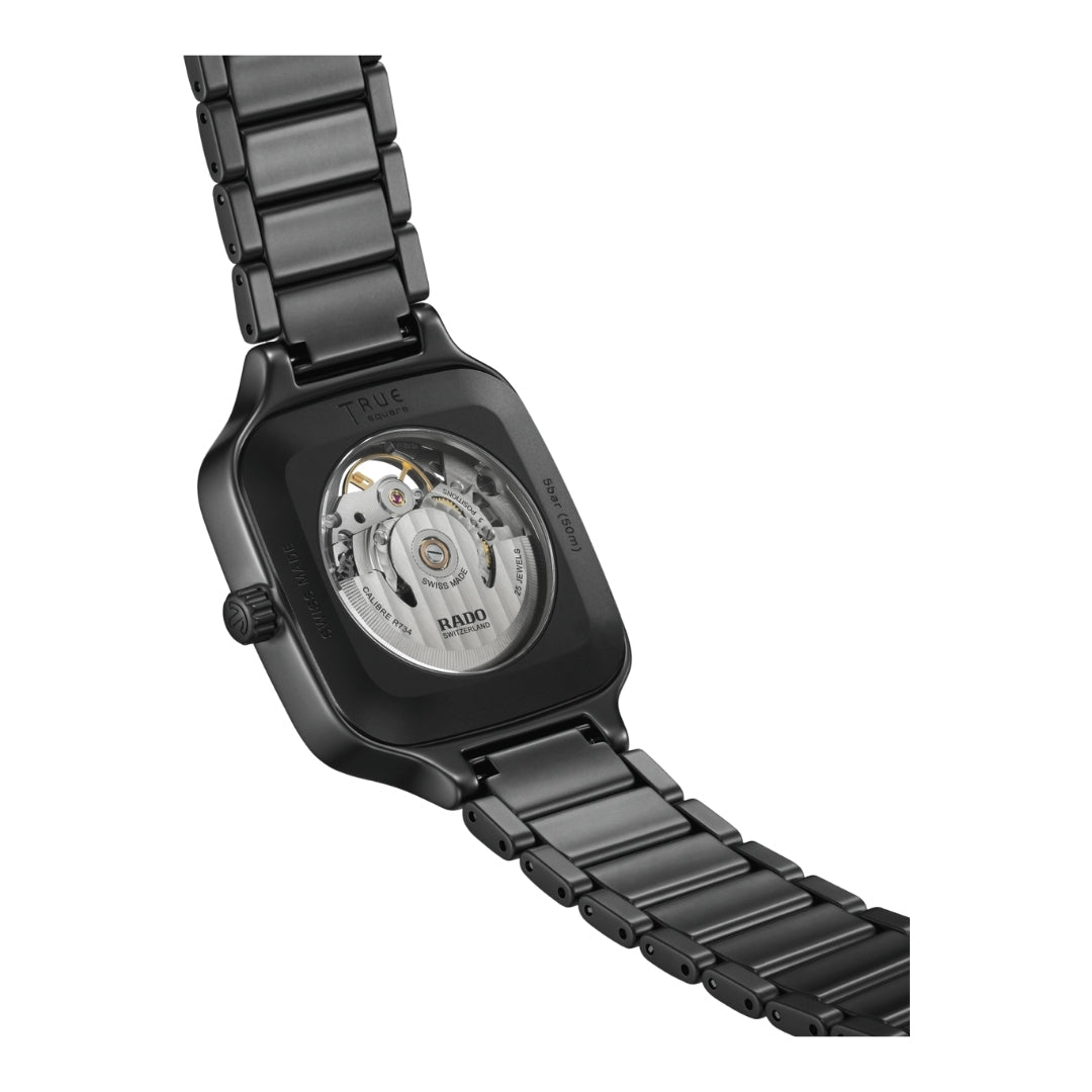 Buy RADO Unisex Watch (True Square Automatic Skeleton 38.0 mm) at Kay&