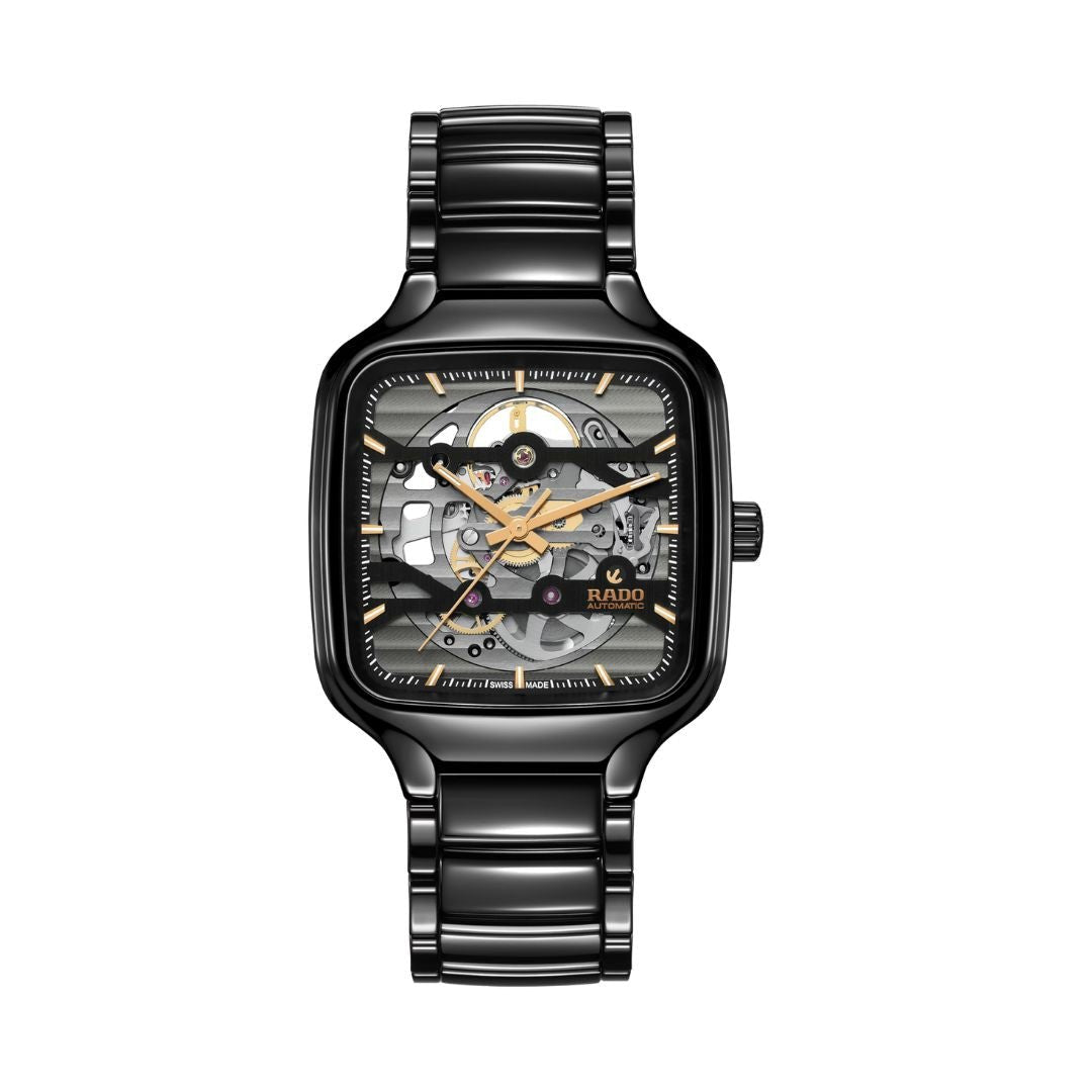 Rado Watch True Square Automatic Skeleton (True Square 38.0 mm) Not Net