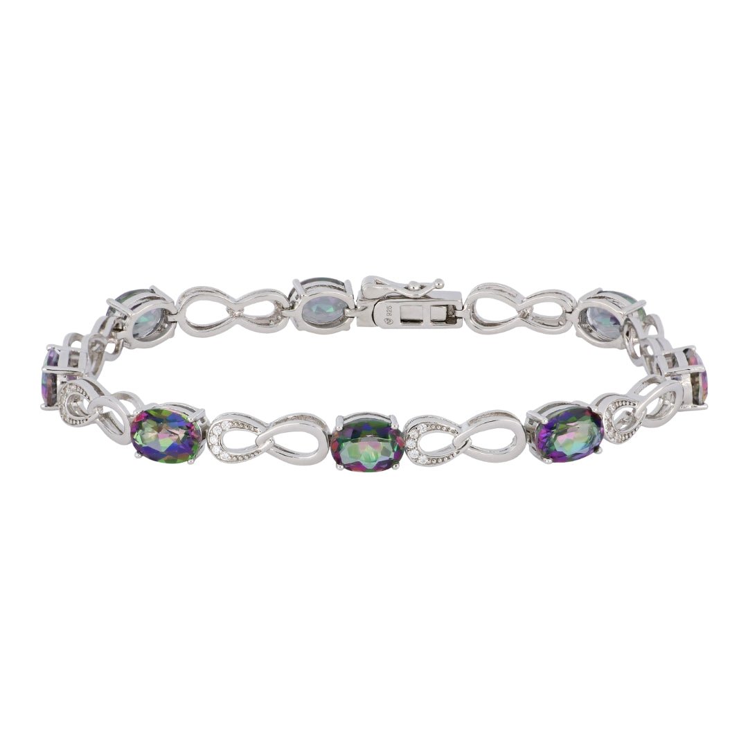 Buy Rainbow Topaz Bracelet (Rainbow Topaz 11.48 cts. Cubic Zirconia 0.38 cts.) at Kay's Fine Jewelry