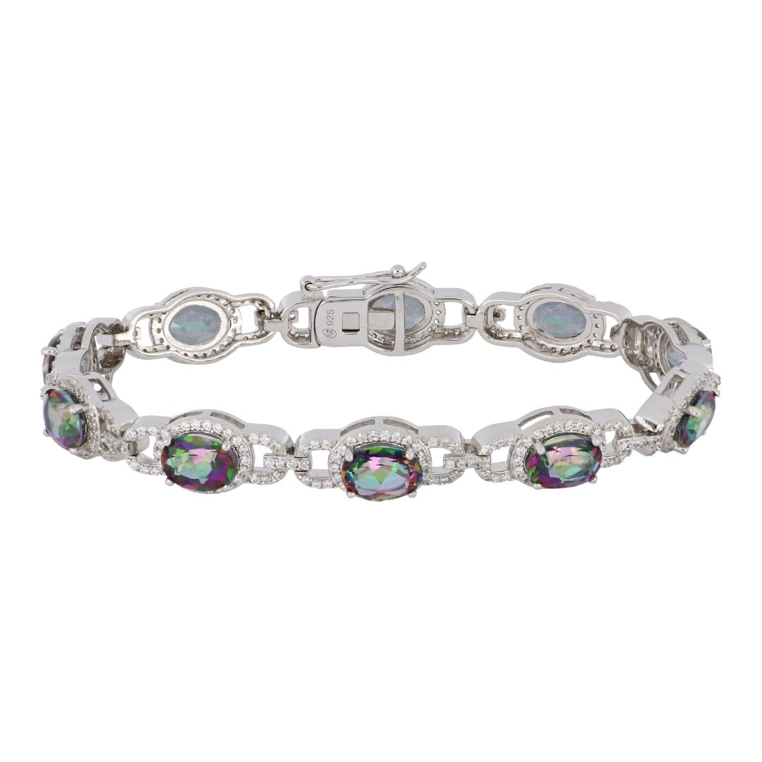 Buy Rainbow Topaz Bracelet (Rainbow Topaz 14.03 cts. Cubic Zirconia 3.57 cts.) at Kay's Fine Jewelry