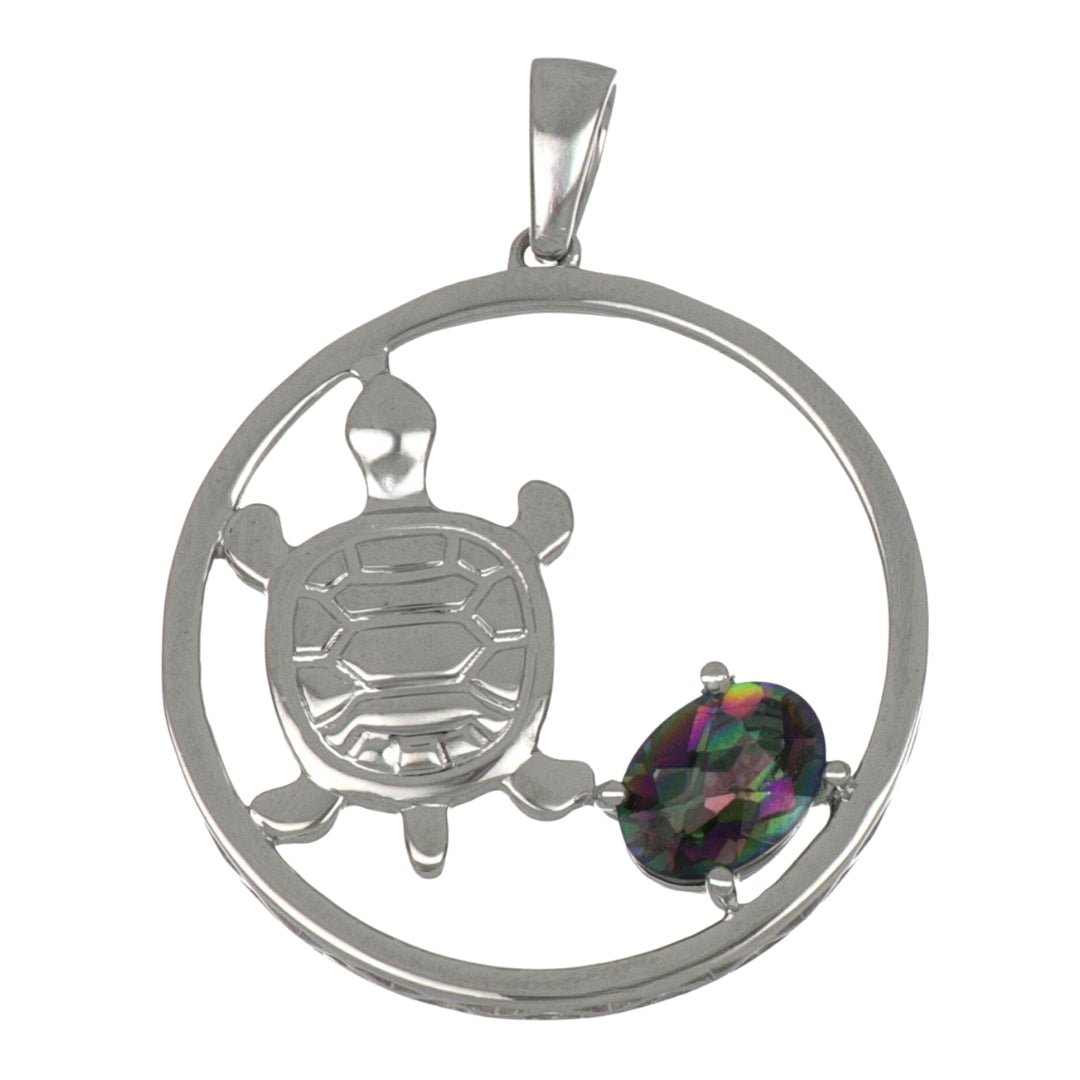 Rainbow Topaz Pendant (Rainbow Topaz 6.86 cts.) Not Net