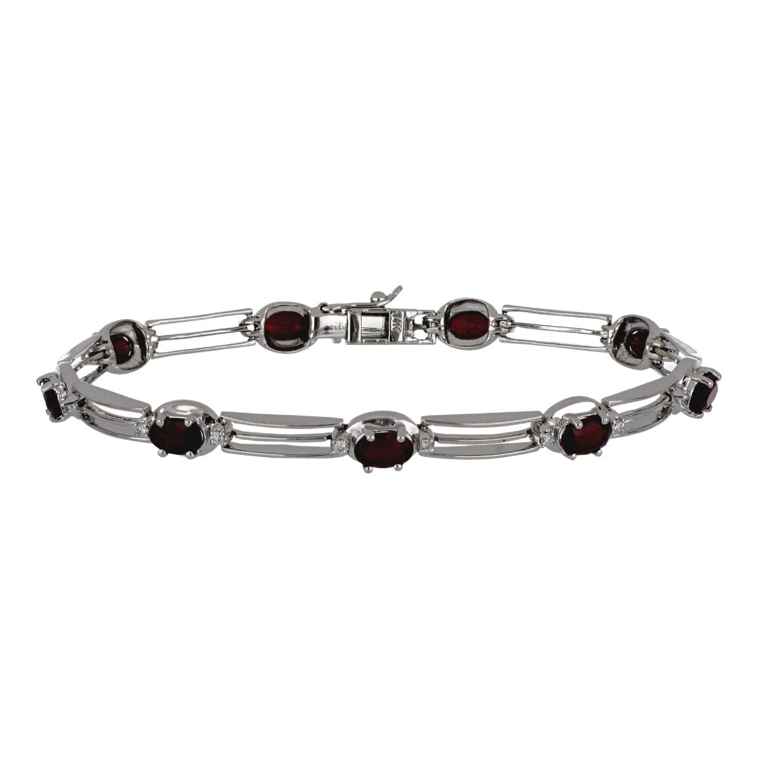 Ruby Bracelet (Ruby 5.42 cts. White Diamond 0.28 cts.) Not Net