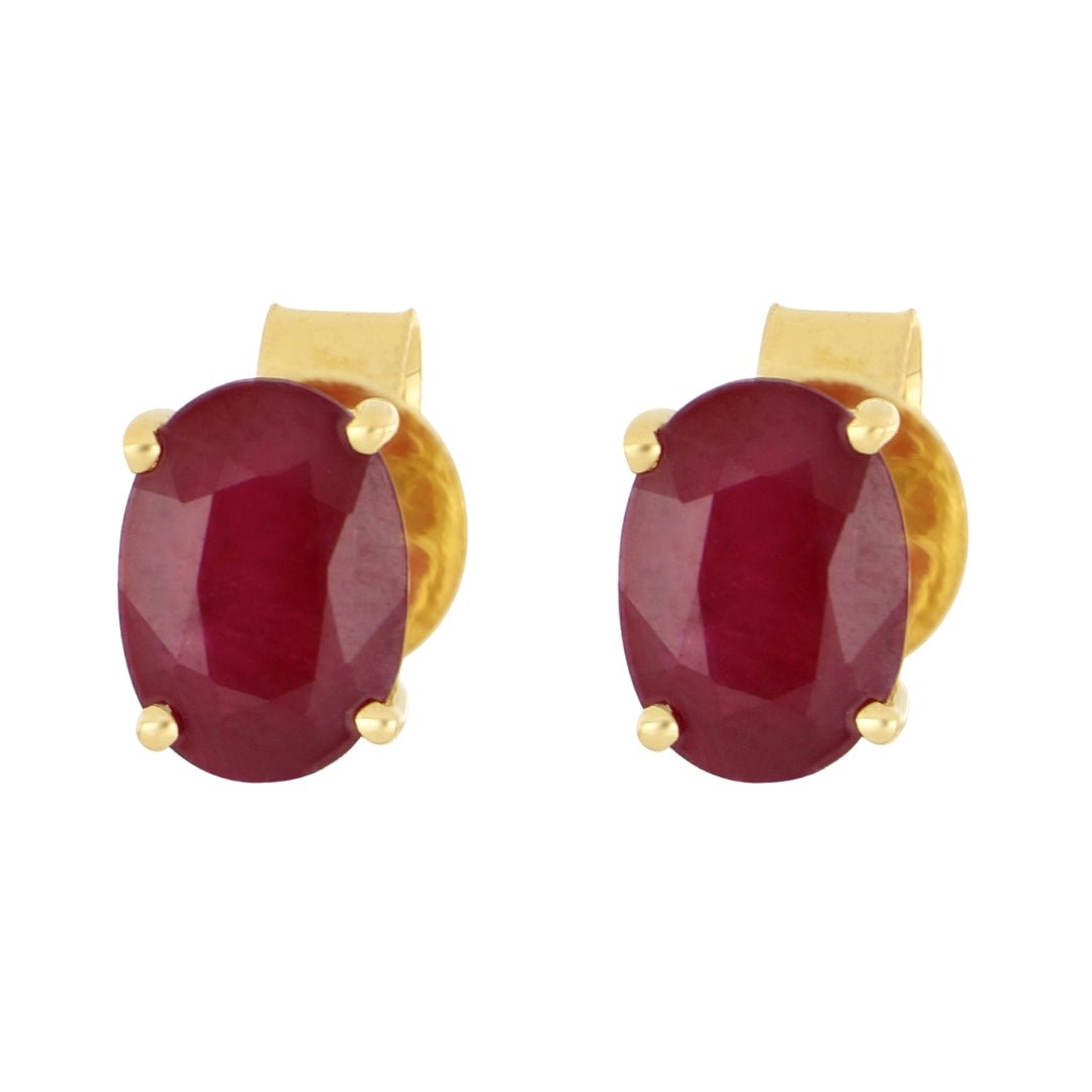 Ruby Earrings (Ruby 1.89 cts.) Not Net