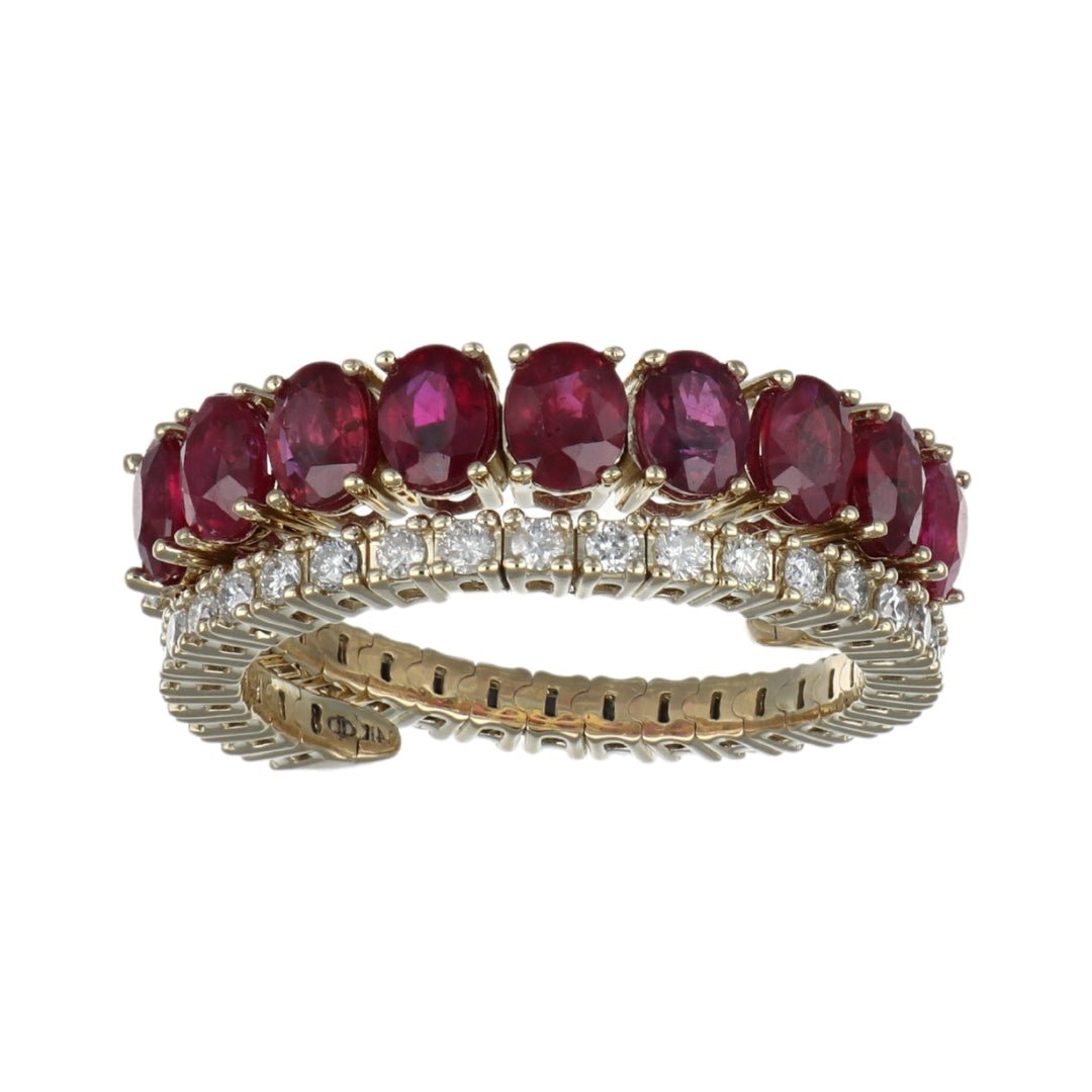 Buy Ruby Flexi Ring (Ruby 1.97 cts. White Diamond 0.75 cts.) at Kay's Fine Jewelry