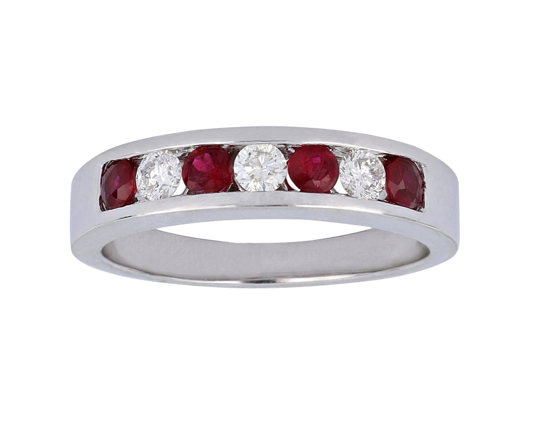 Buy Ruby Ladies Ring (Ruby 0.47 cts. White Diamond 0.24 cts.) at Kay's Fine Jewelry