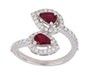 Ruby Ladies Ring (Ruby 1.11 cts. White Diamond 0.52 cts.) Not Net