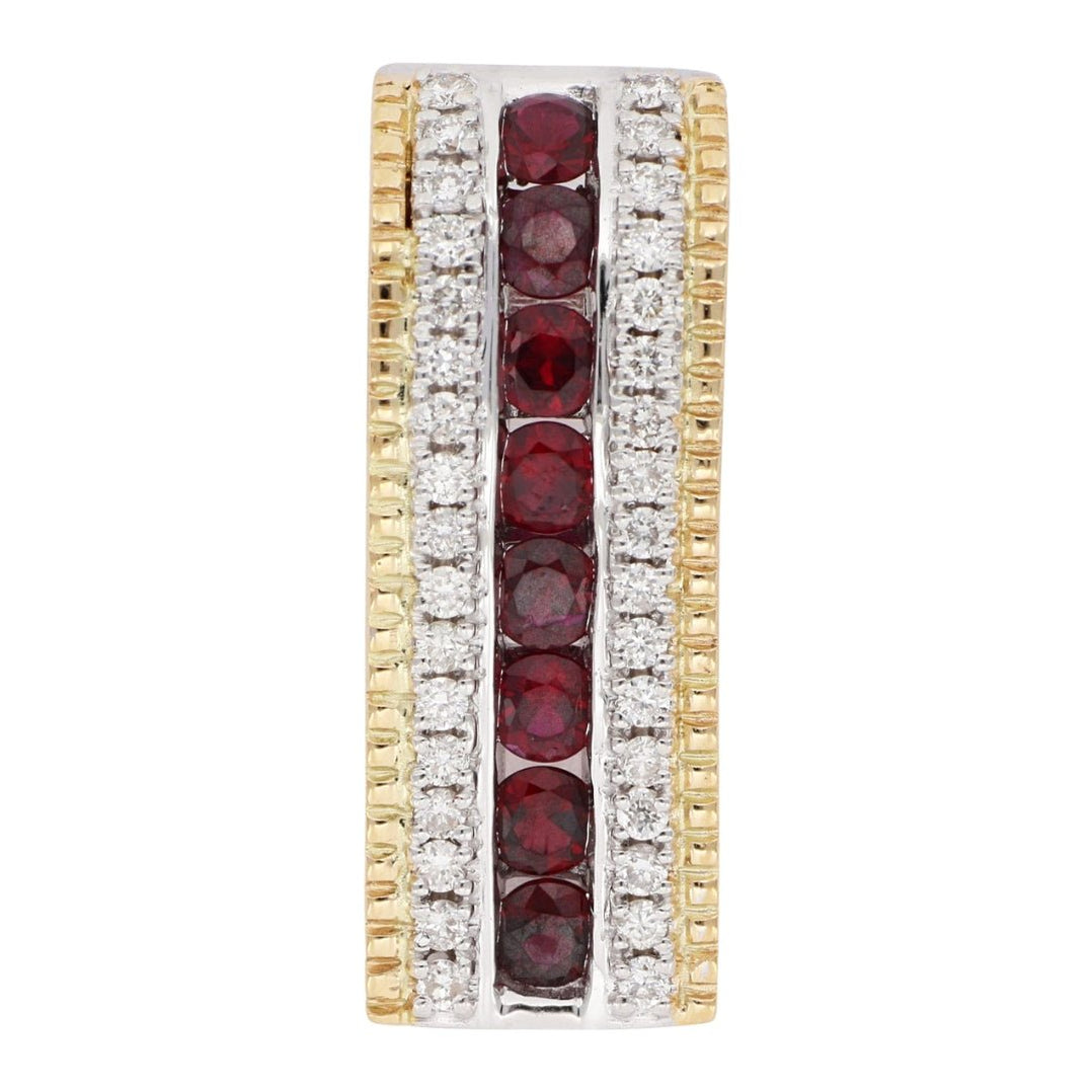 Ruby Pendant (Ruby 0.93 cts. White Diamond 0.38 cts.) — Kay's Fine Jewelry
