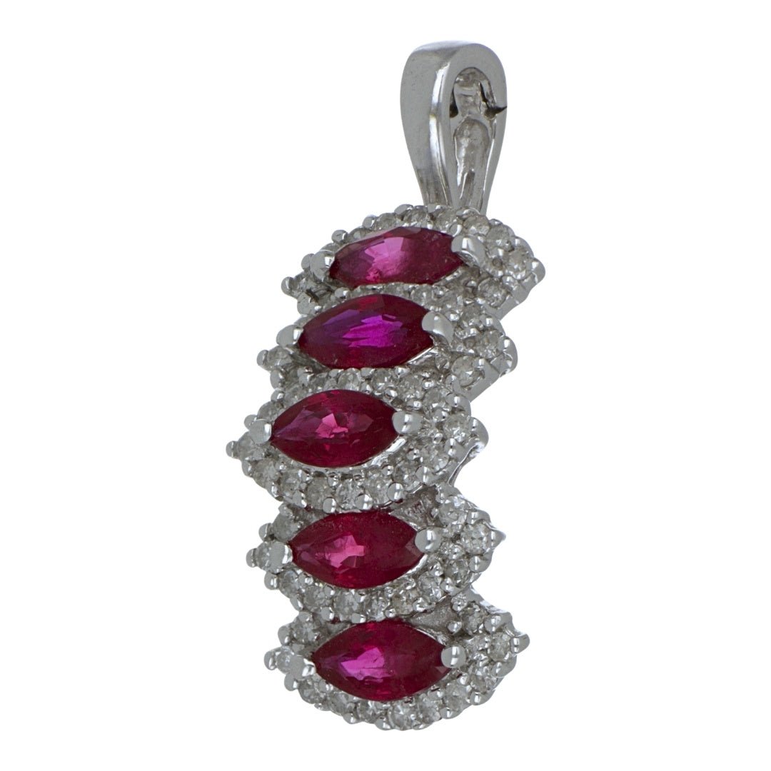 Buy Ruby Pendant (Ruby 1.53 cts. White Diamond 0.45 cts.) at Kay's Fine Jewelry