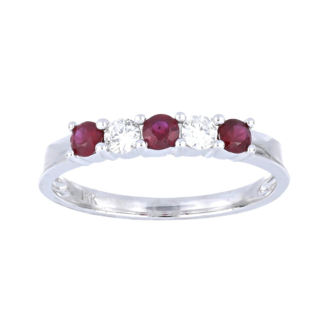Buy Ruby Ring (Ruby 0.33 cts. White Diamond 0.2 cts.) at Kay's Fine Jewelry