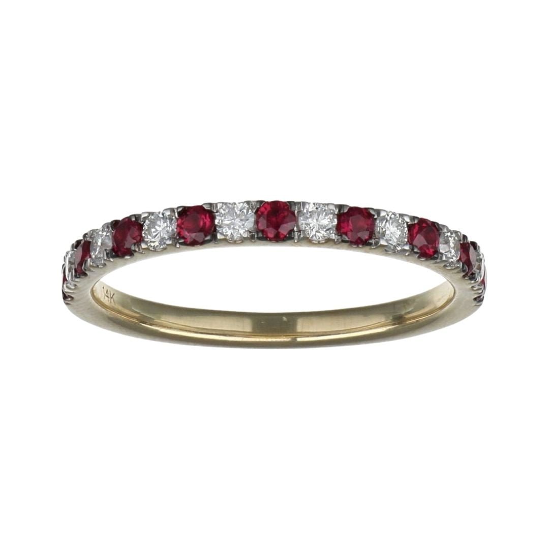 Buy Ruby Ring (Ruby 0.35 cts. White Diamond 0.22 cts.) at Kay's Fine Jewelry