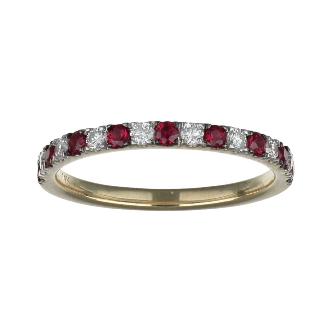 Buy Ruby Ring (Ruby 0.35 cts. White Diamond 0.22 cts.) at Kay's Fine Jewelry