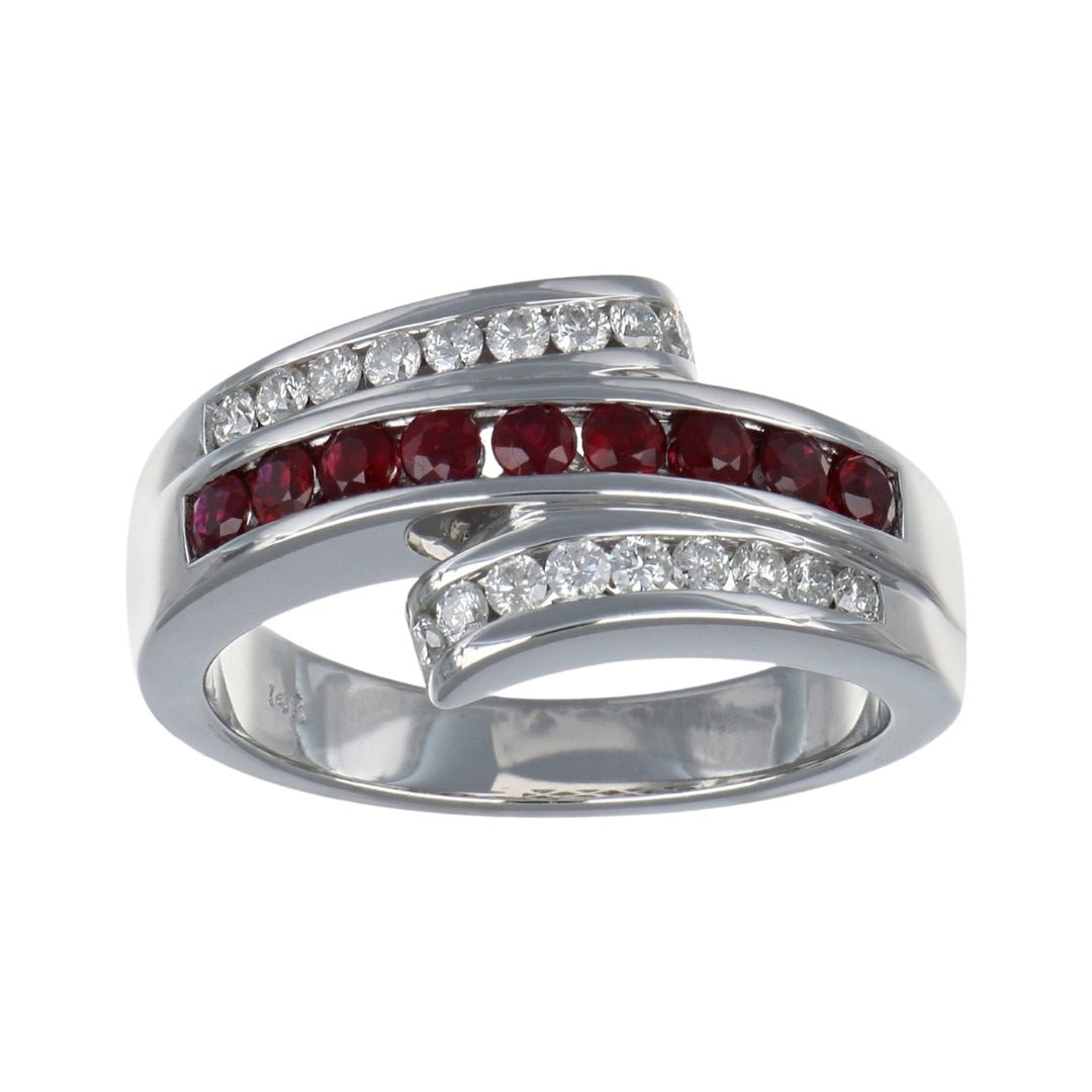 Buy Ruby Ring (Ruby 0.48 cts. White Diamond 0.26 cts.) at Kay's Fine Jewelry
