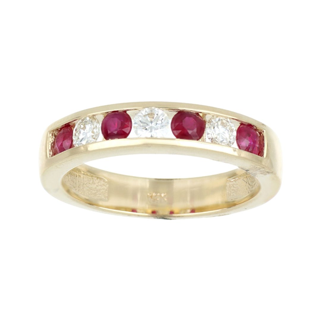Ruby Ring (Ruby 0.54 cts. White Diamond 0.33 cts.) Not Net