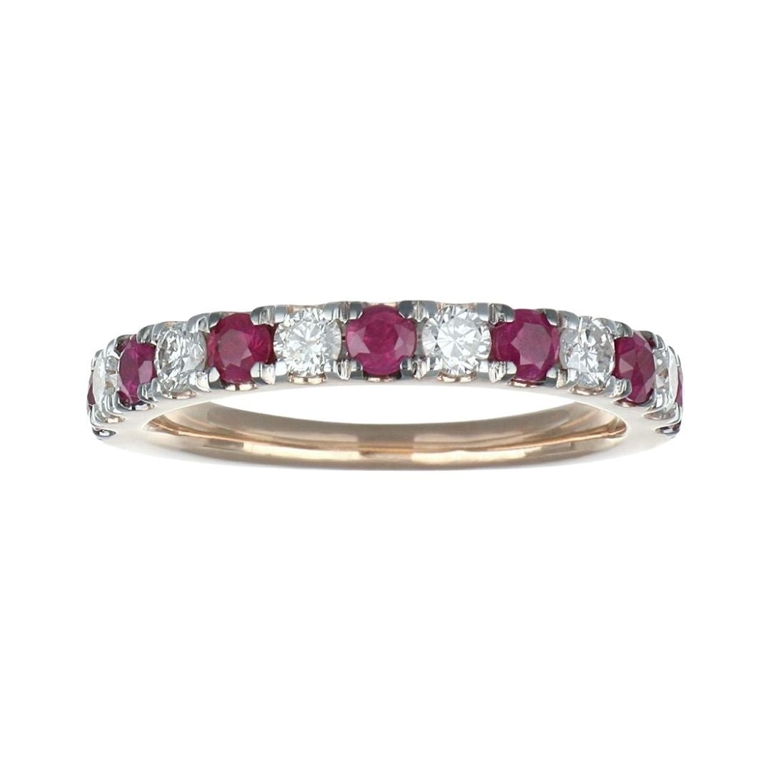 Buy Ruby Ring (Ruby 0.57 cts. White Diamond 0.44 cts.) at Kay's Fine Jewelry