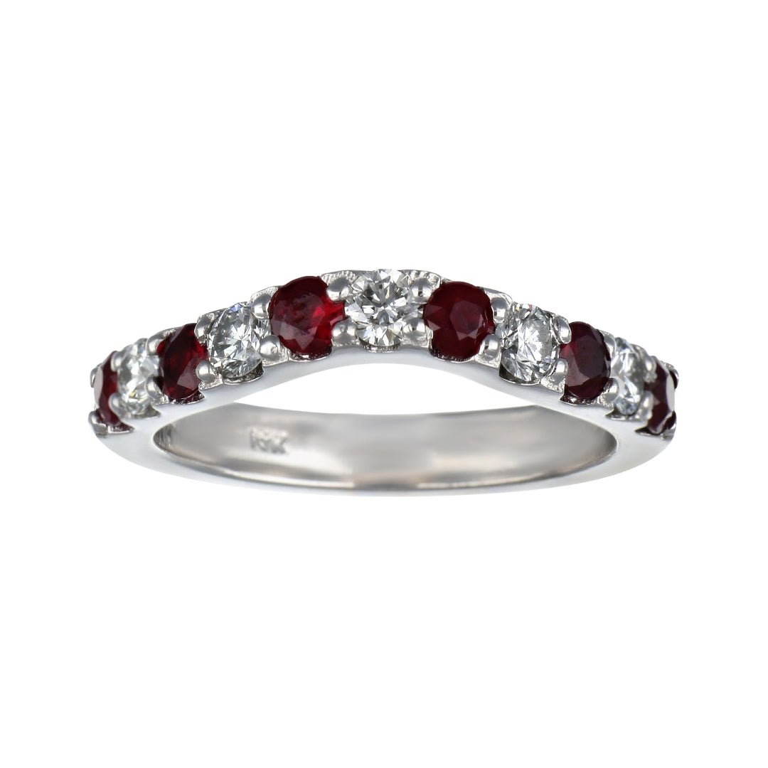 Buy Ruby Ring (Ruby 0.66 cts. White Diamond 0.48 cts.) at Kay's Fine Jewelry