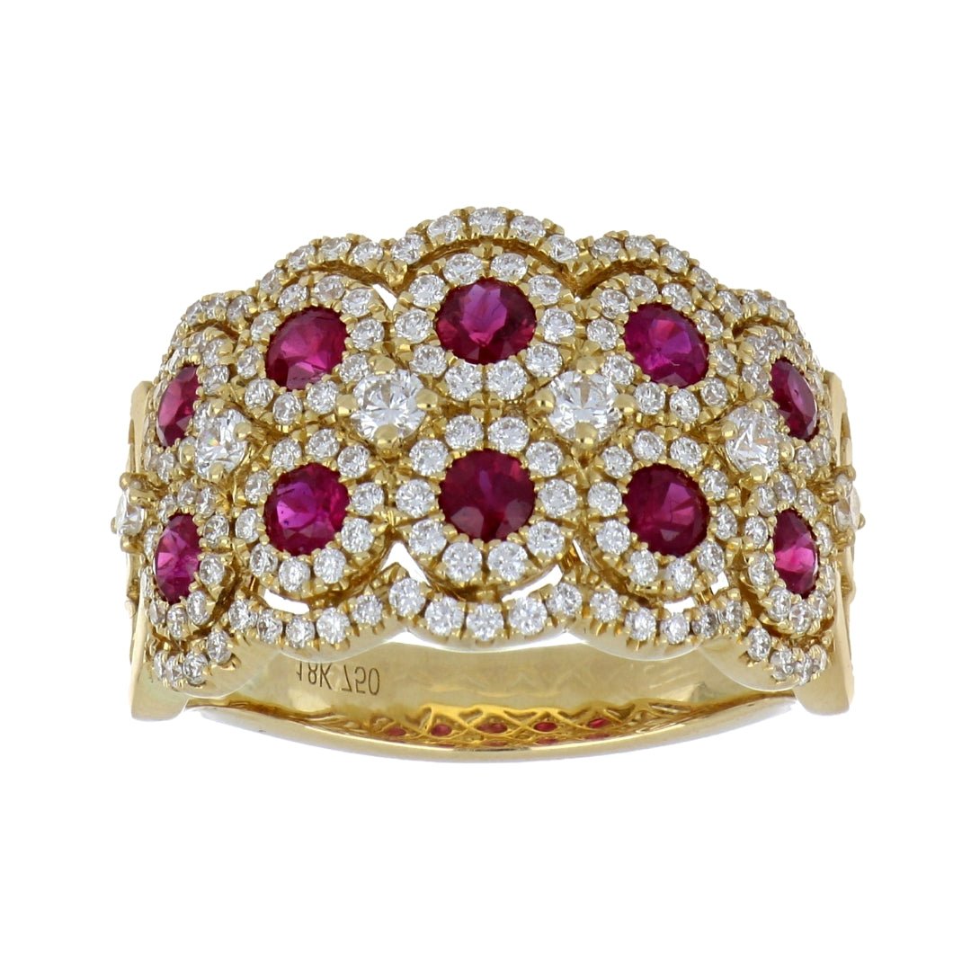 Ruby Ring (Ruby 0.92 cts. White Diamond 0.83 cts.) Not Net