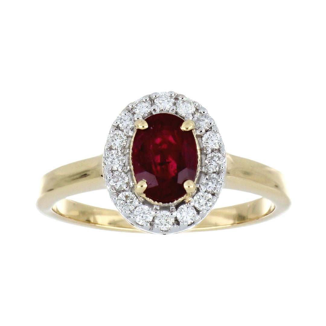 Ruby Ring (Ruby 1.04 cts. White Diamond 0.26 cts.) Not Net