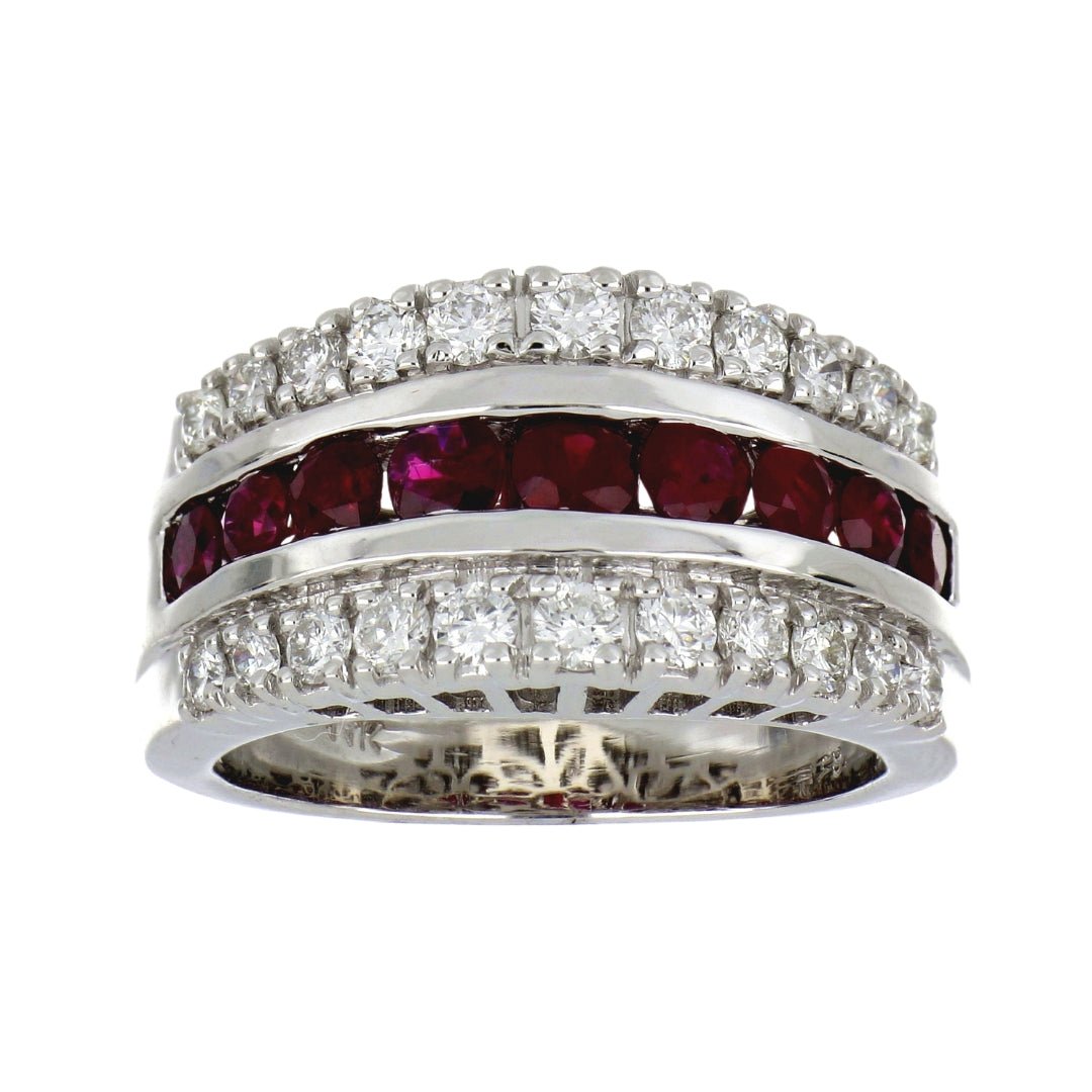 Ruby Ring (Ruby 1.1 cts. White Diamond 0.82 cts.) Not Net