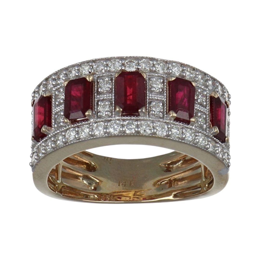 Buy Ruby Ring (Ruby 1.52 cts. White Diamond 0.65 cts.) at Kay's Fine Jewelry