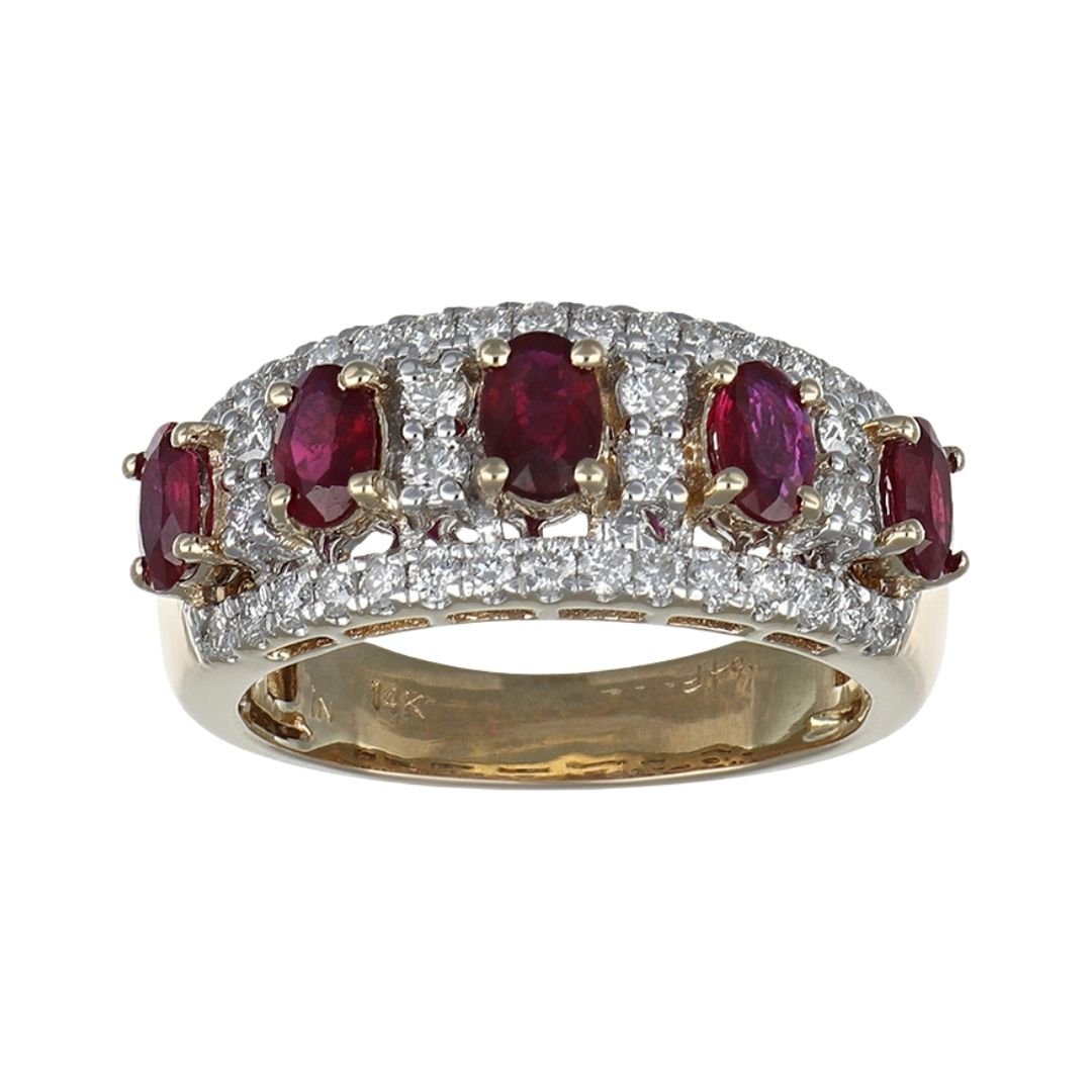 Buy Ruby Ring (Ruby 1.53 cts. White Diamond 0.64 cts.) at Kay's Fine Jewelry