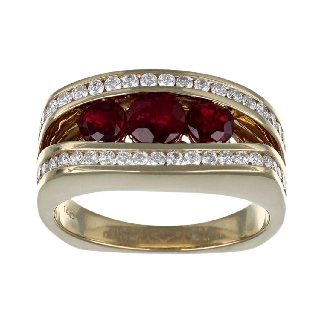 Buy Ruby Ring (Ruby 1.86 cts. White Diamond 0.65 cts.) at Kay's Fine Jewelry