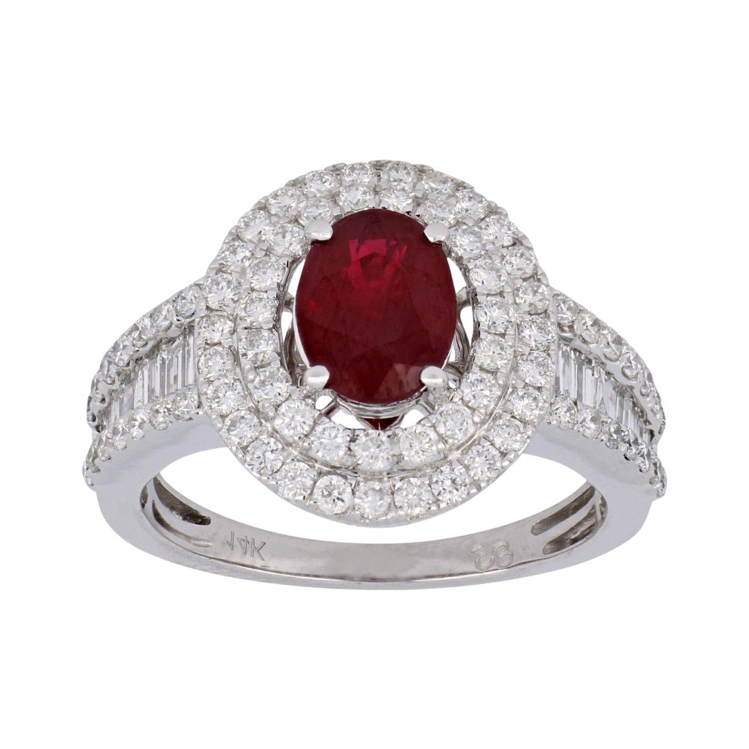 Buy Ruby Ring (Ruby 2.05 cts. White Diamond 0.36 cts. White Diamond 0.79 cts.) at Kay's Fine Jewelry