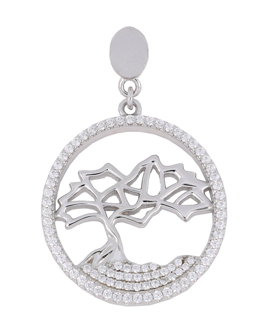 Buy Sterling Silver Aruba Divi Tree Pendant – “One Happy Island” Design with CZ at Kay's Fine Jewelry