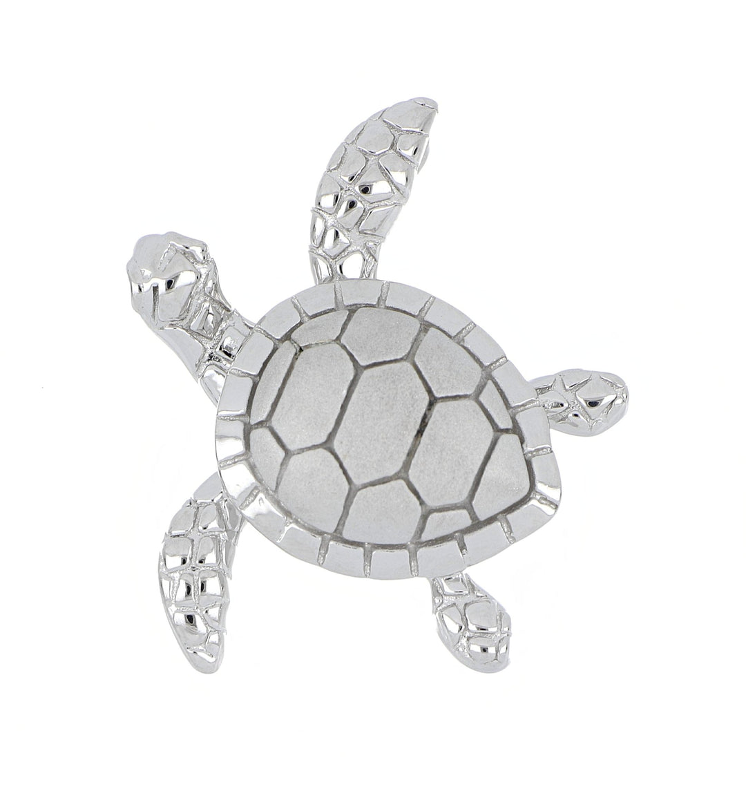 Sterling Silver Ladies Pendant Sea Turtle Not Net
