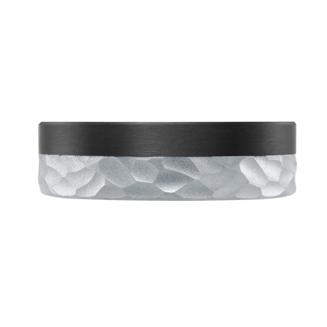 Tantalum, Carbon Fiber & Gold Men's Ring