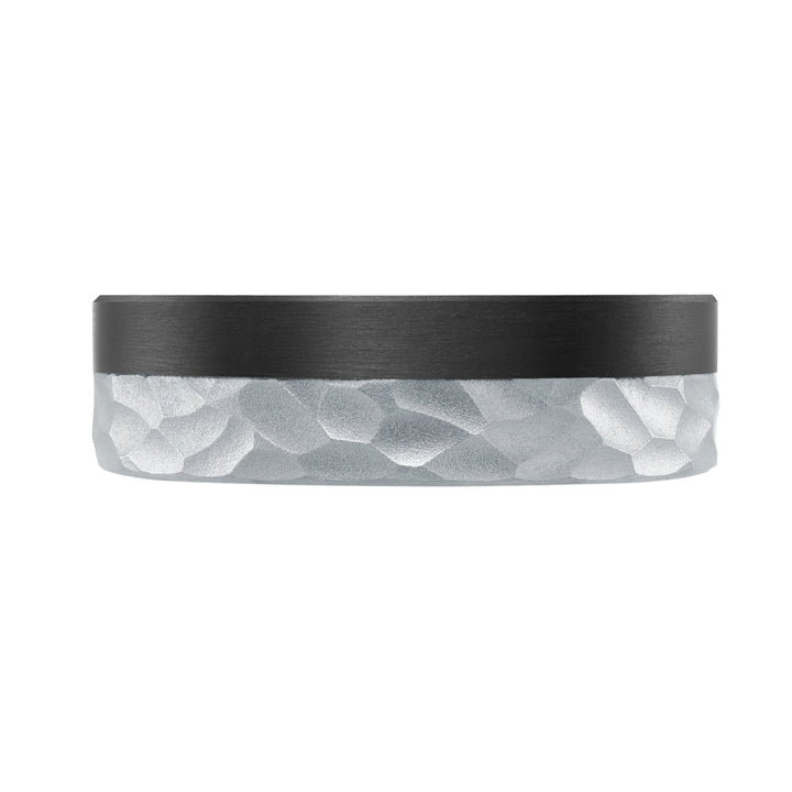 Tantalum, Carbon Fiber & Gold Men's Ring