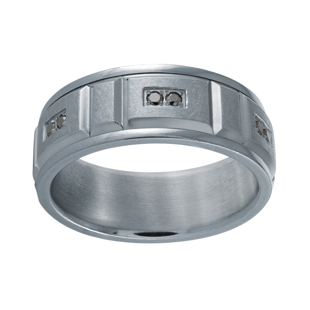Tantalum Men's Ring (Black Diamond – Kay's Fine Jewelry