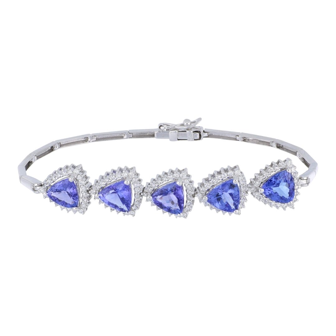 Buy Tanzanite Bracelet (Tanzanite 7.39 cts. White Diamond 0.92 cts.) at Kay's Fine Jewelry