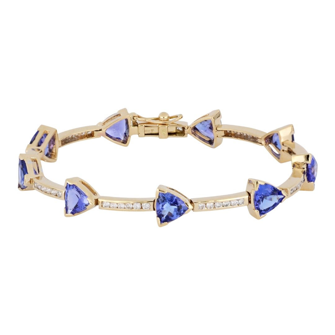 Buy Tanzanite Bracelet (Tanzanite 8.83 cts. White Diamond 1 cts.) at Kay's Fine Jewelry