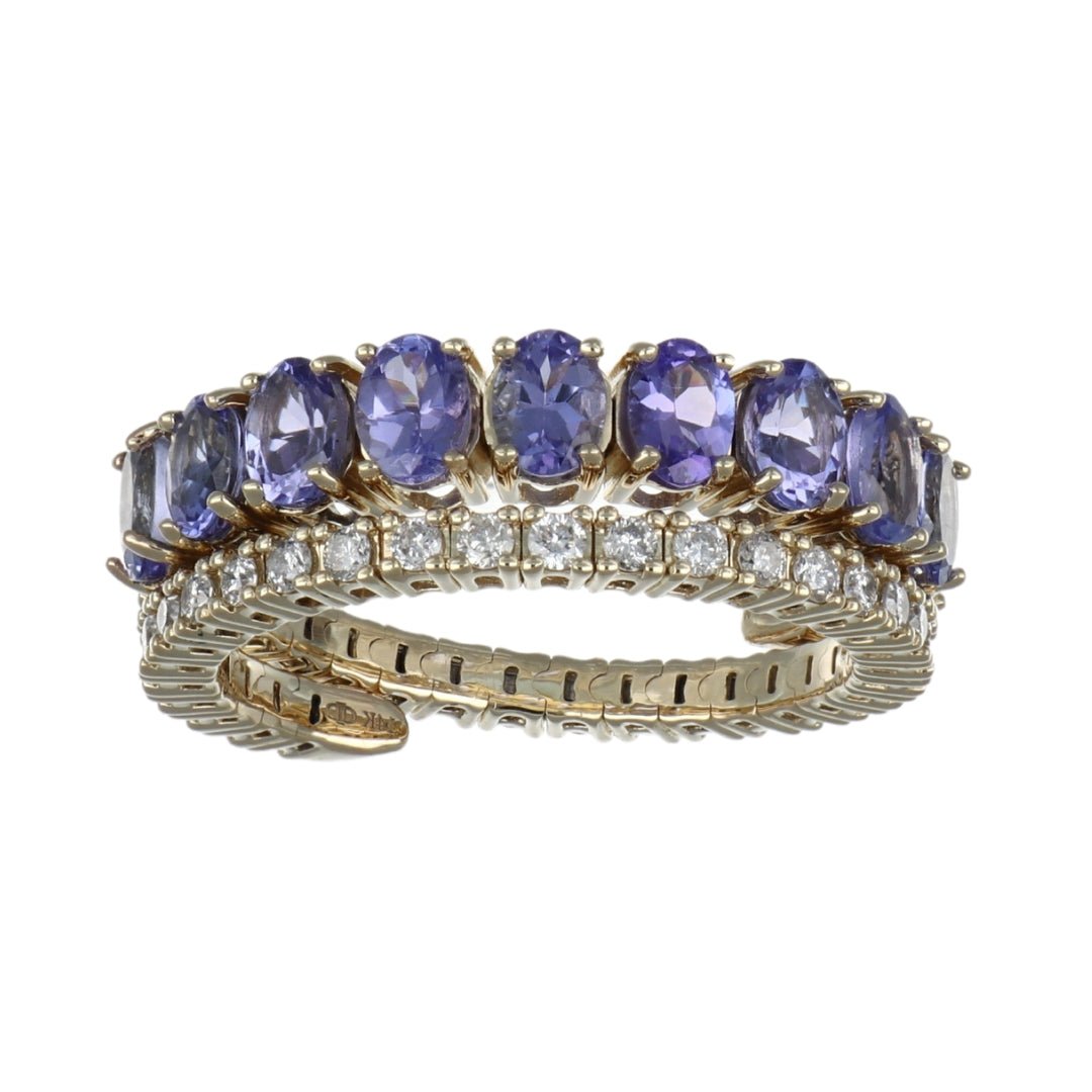 Buy Tanzanite Flexi Ring (Tanzanite 1.63 cts. White Diamond 0.75 cts.) at Kay's Fine Jewelry