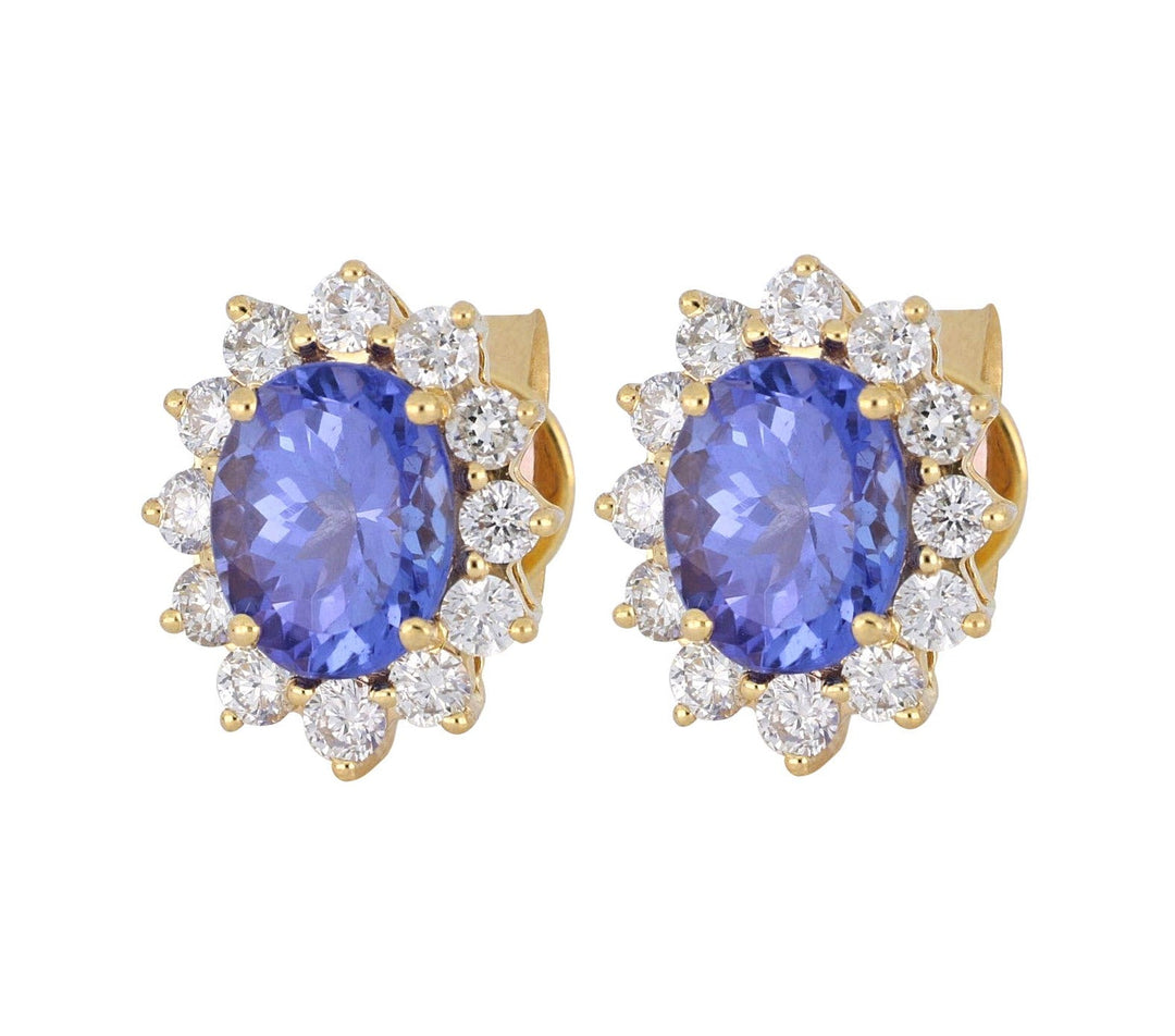 Buy Tanzanite Ladies Earrings (Tanzanite 1.98 cts. White Diamond 0.63 cts.) at Kay's Fine Jewelry