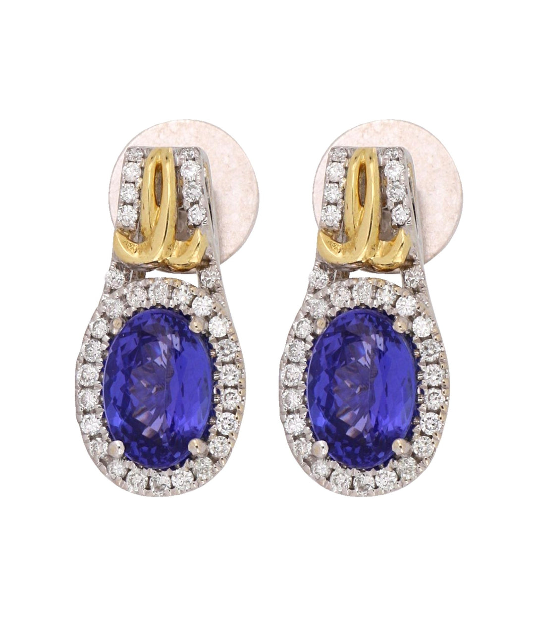 Buy Tanzanite Ladies Earrings (Tanzanite 2.1 cts. White Diamond 0.3 cts.) at Kay's Fine Jewelry