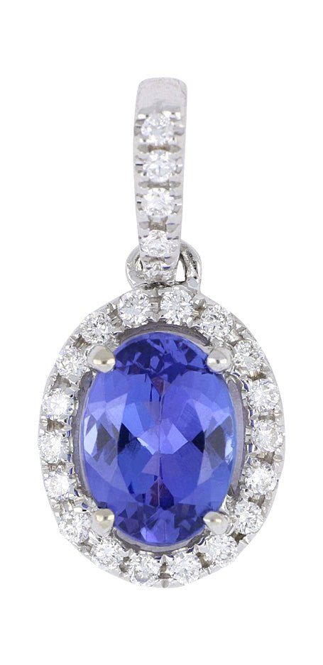 Buy Tanzanite Ladies Pendant (Tanzanite 1.11 cts. White Diamond 0.17 cts.) at Kay's Fine Jewelry