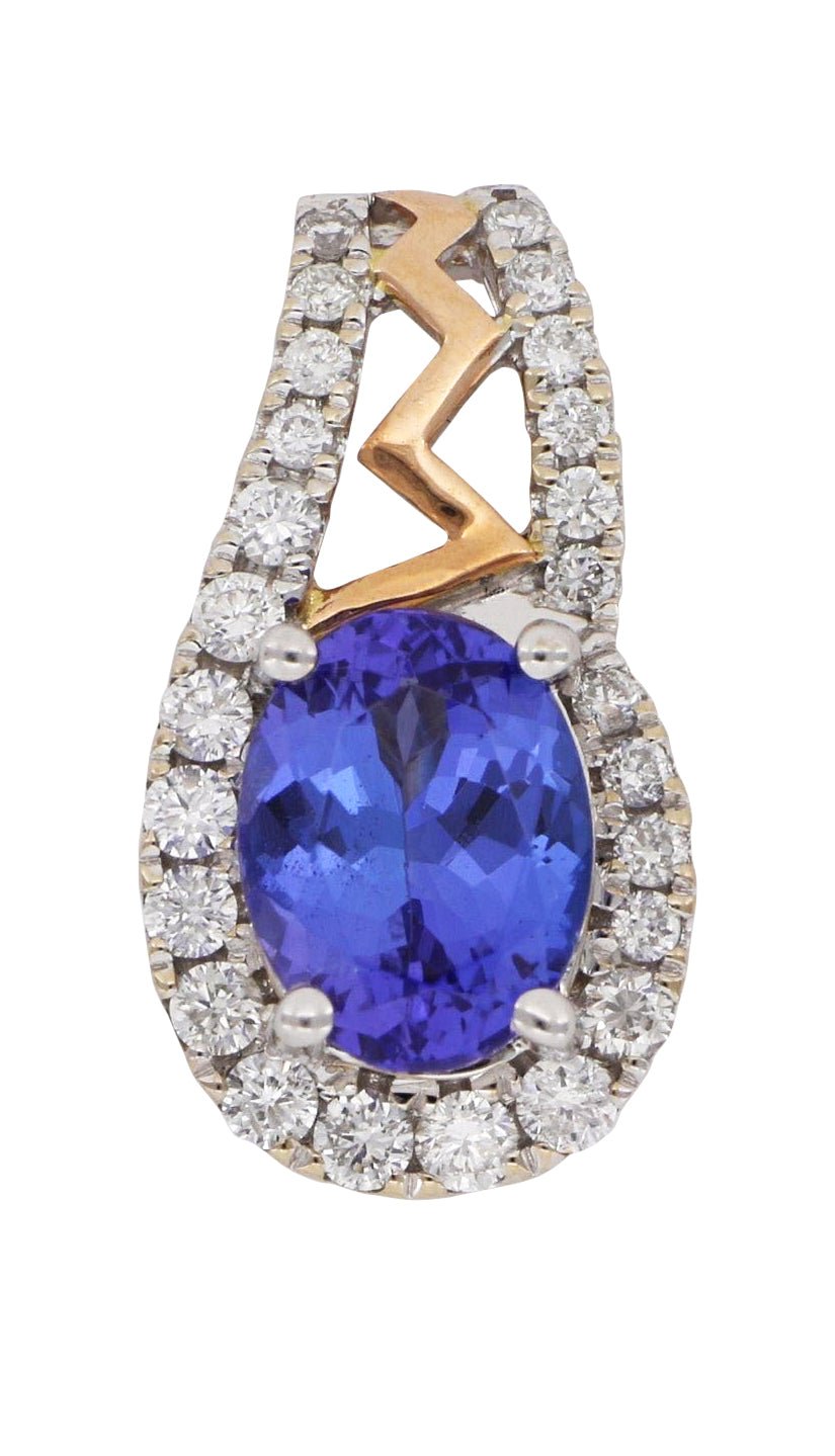 Buy Tanzanite Ladies Pendant (Tanzanite 1.33 cts. White Diamond 0.3 cts.) at Kay's Fine Jewelry