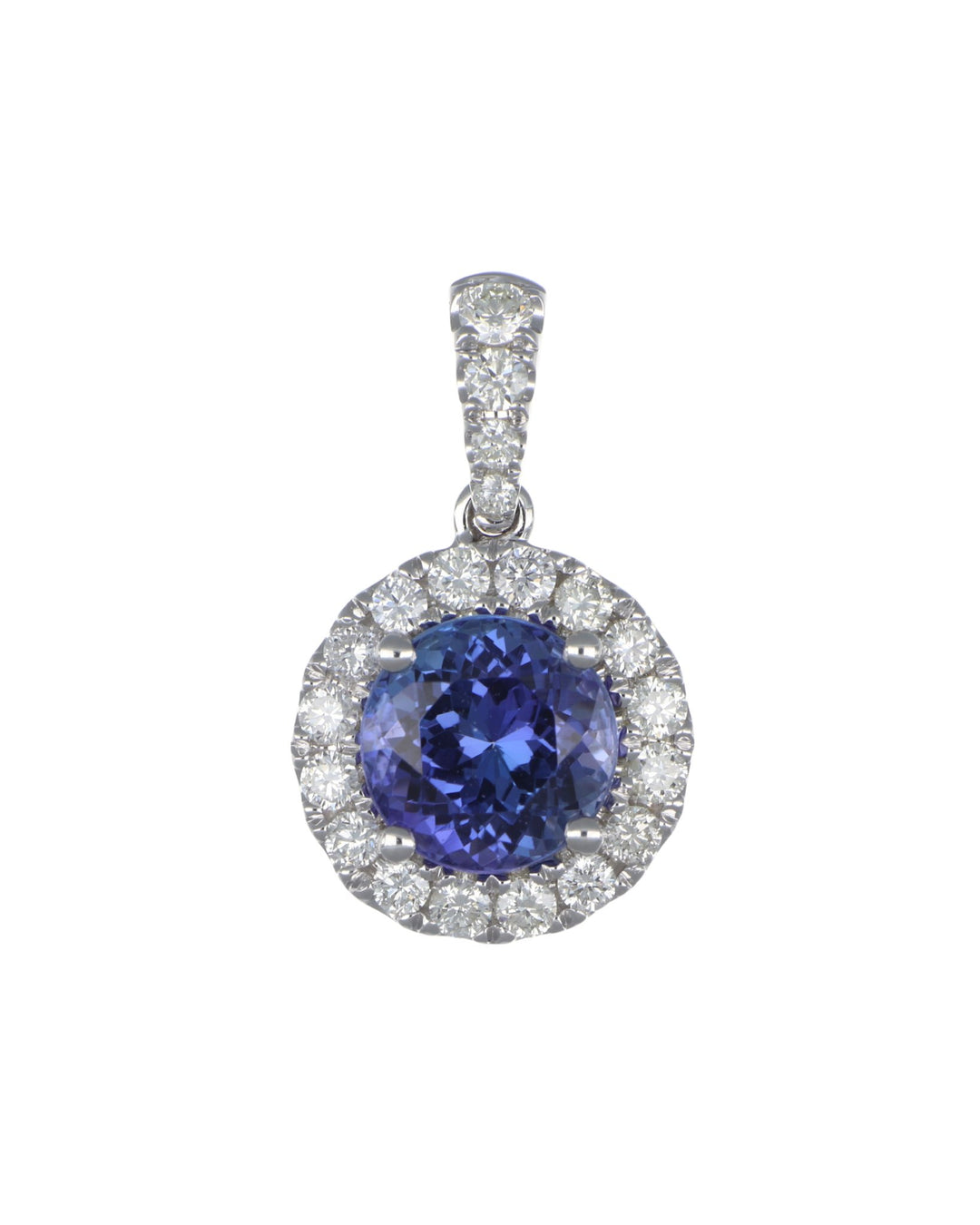 Tanzanite Ladies Pendant (Tanzanite 2.61 cts. White Diamond 0.48 cts.) Not Net