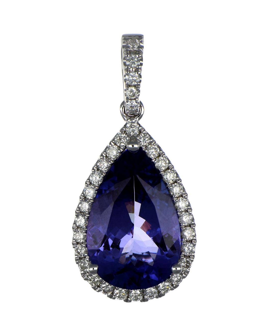 Buy Tanzanite Ladies Pendant (Tanzanite 4.19 cts. White Diamond 0.36 cts.) at Kay's Fine Jewelry