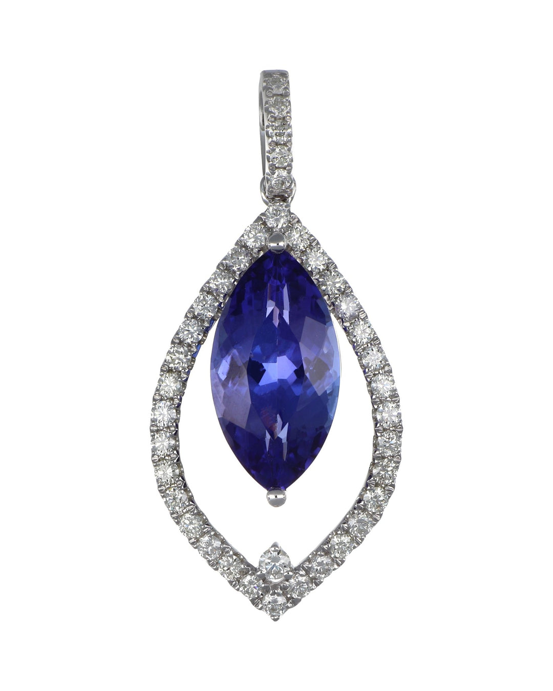 Buy Tanzanite Ladies Pendant (Tanzanite 5.71 cts. White Diamond 0.67 cts.) at Kay's Fine Jewelry