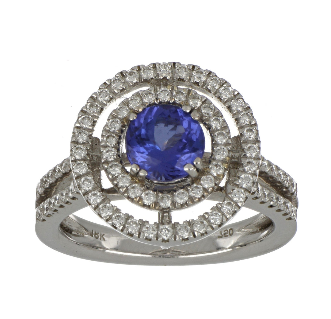 Buy Tanzanite Ladies Ring (Tanzanite 1.25 cts. White Diamond 0.63 cts.) at Kay's Fine Jewelry