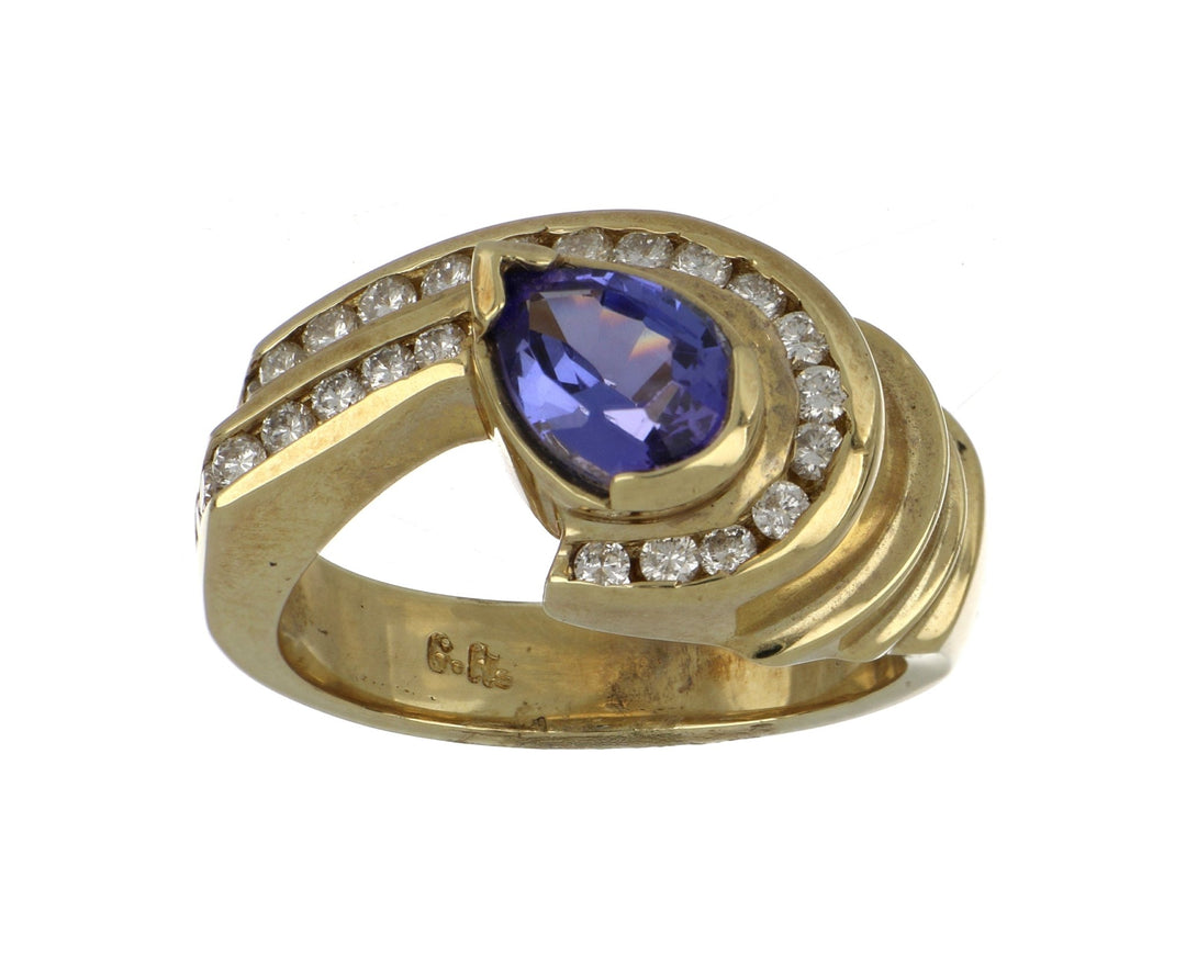 Buy Tanzanite Ladies Ring (Tanzanite 1.28 cts. White Diamond 0.58 cts.) at Kay's Fine Jewelry