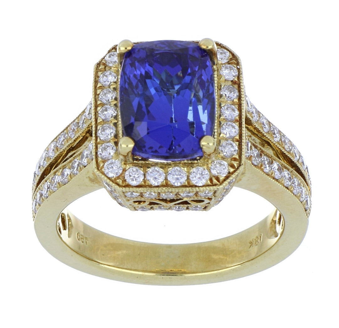 Buy Tanzanite Ladies Ring (Tanzanite 4.54 cts. White Diamond 0.87 cts.) at Kay's Fine Jewelry