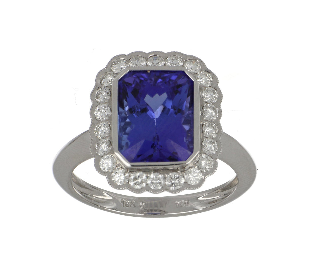 Buy Tanzanite Ladies Ring (Tanzanite 4.59 cts. White Diamond 0.56 cts.) at Kay's Fine Jewelry