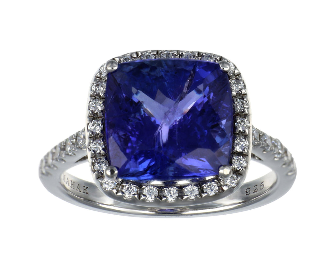 Tanzanite Ladies Ring (Tanzanite 5.23 cts. Cubic Zirconia) Not Net