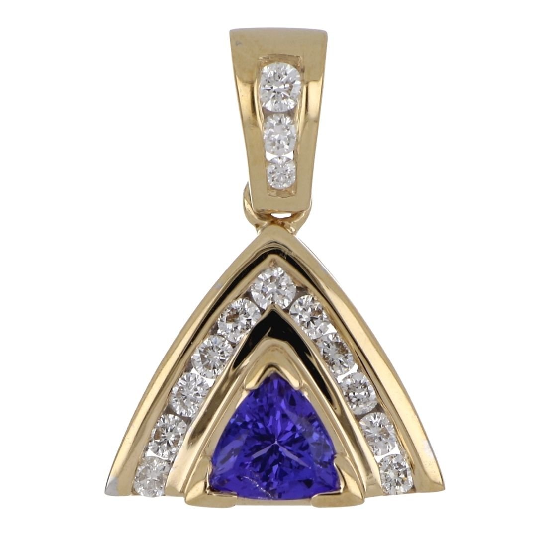 Buy Tanzanite Penadant (Tanzanite 0.74 cts. White Diamond 0.46 cts.) at Kay's Fine Jewelry