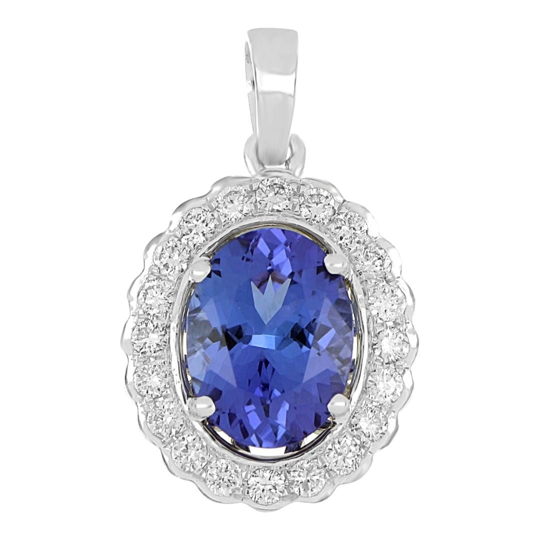Buy Tanzanite Pendant (Tanzanite 1.47 cts. White Diamond 0.22 cts.) at Kay's Fine Jewelry