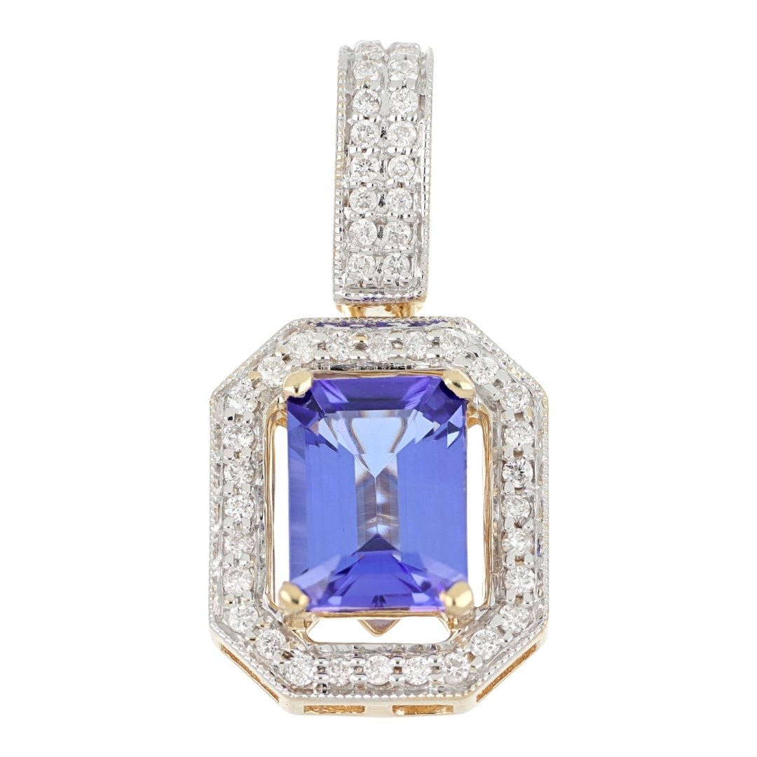 Buy Tanzanite Pendant (Tanzanite 1.84 cts. White Diamond 0.21 cts.) at Kay's Fine Jewelry